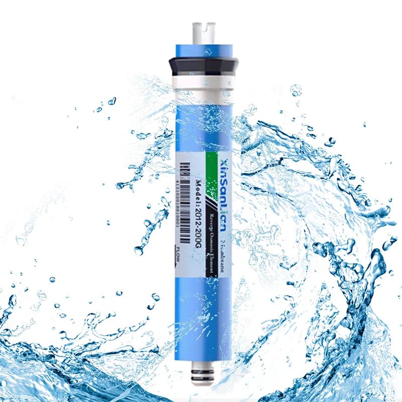 100 125 150 200 GPD hogar cocina ósmosis inversa membrana RO reemplazo sistema de agua filtro purificador agua potable tratamiento