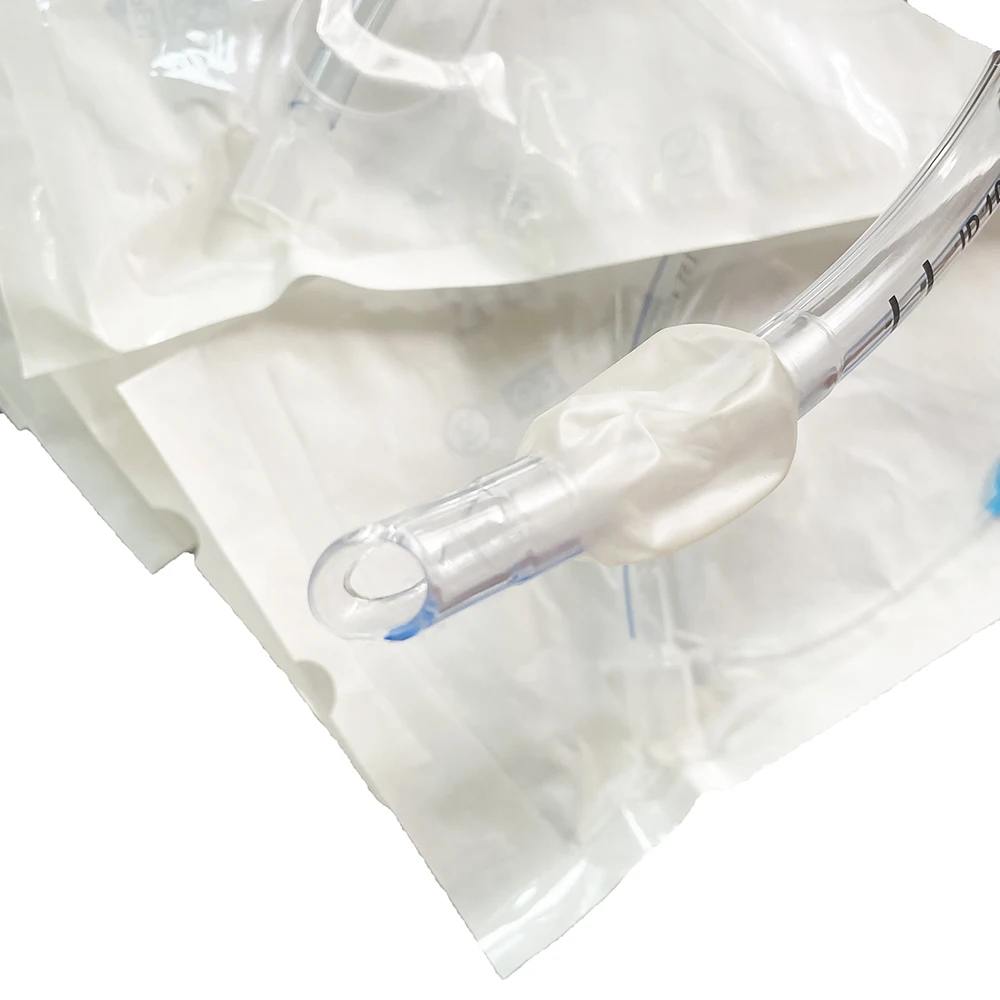 Tubo endotraqueal para mascotas, gato, perro, conejo, con manguito, cánula traqueal, ciencia desechable médica, tubos ET, herramientas de emergencia clínica