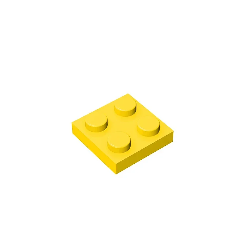 Placa Gobricks GDS-509 2x2 compatible con lego 3022 piezas de bloques de construcción DIY para niños placa de partículas DIY