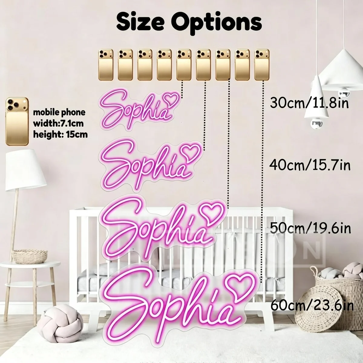 Letrero de neón personalizado, luz Led con nombre para niños, letreros personalizados, regalo para adolescentes, letrero de neón Led para decoración de pared, decoración de dormitorio personalizada