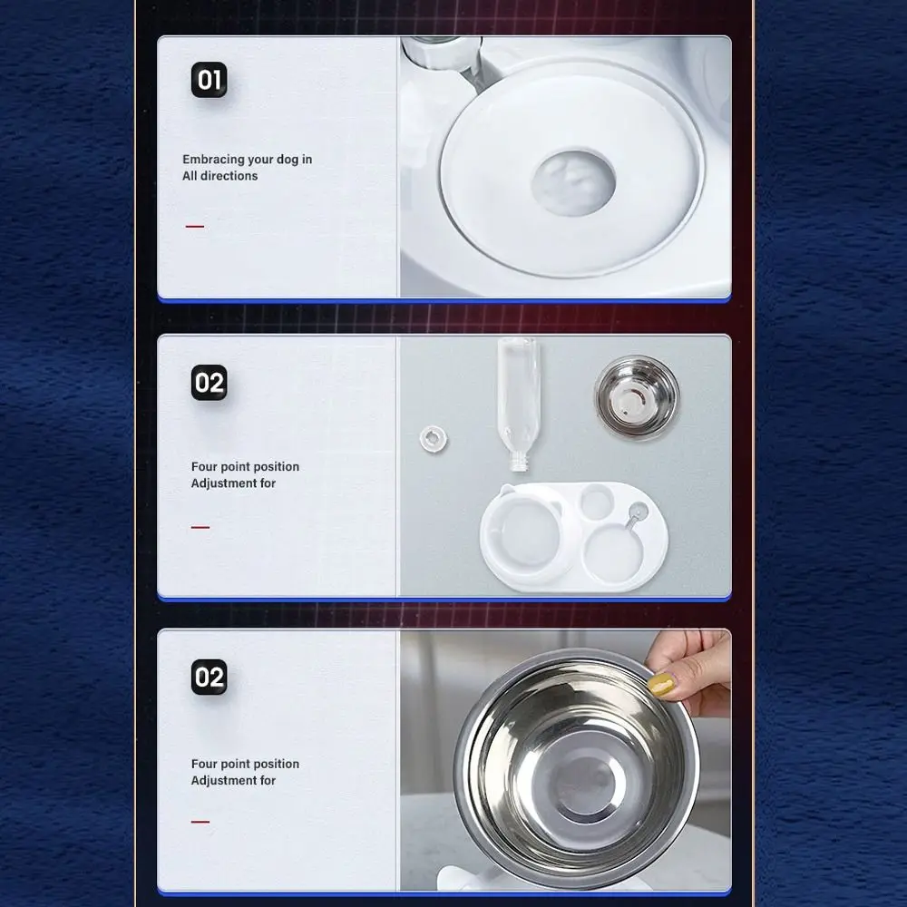 Contenedor de comida con bebedero, bebedero para mascotas, tazón 2 en 1, dispensador de agua, almacenamiento automático de agua, tazón de comida para perros y gatos