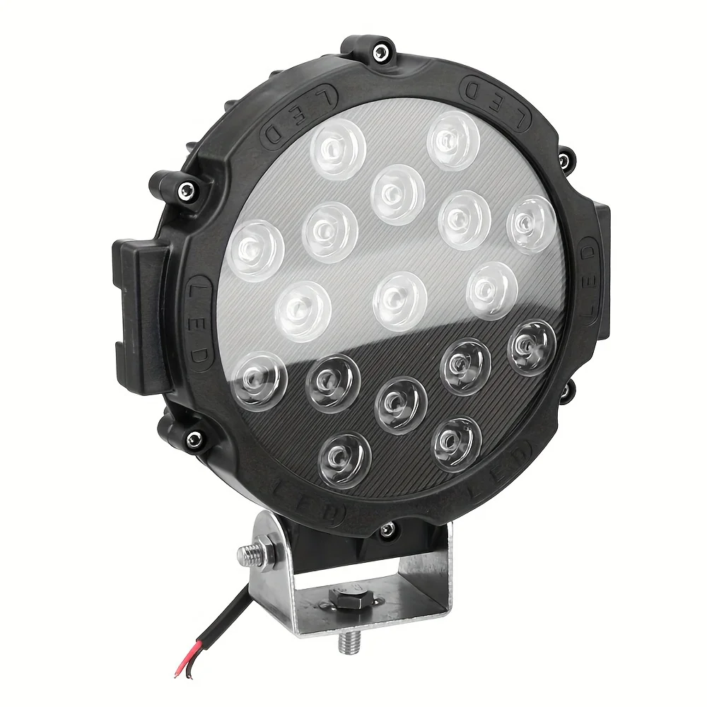Luz LED brillante de 12V y 51W todoterreno, foco 4x4, faro de coche, lámpara de trabajo, accesorios automotrices para camión JEEP Hummer
