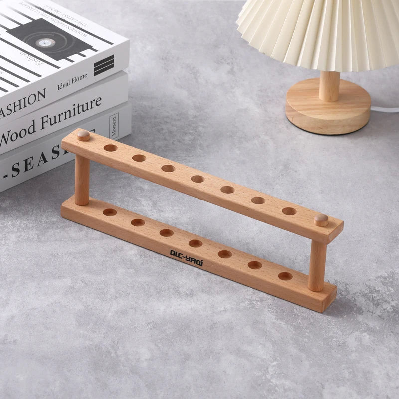 Soporte para rasuradoras de seguridad YAQi Toshevet de madera de haya