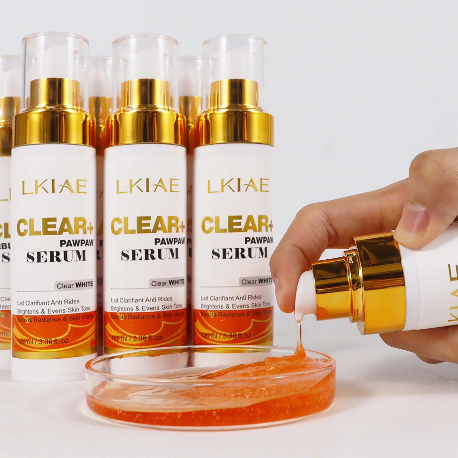Crema Correctora de Manchas Oscuras AILKE PLUS, Crema Facial Orgánica para Corrección de Manchas Oscuras, Elimina Manchas, Manchas de la Edad, Manchas Solares