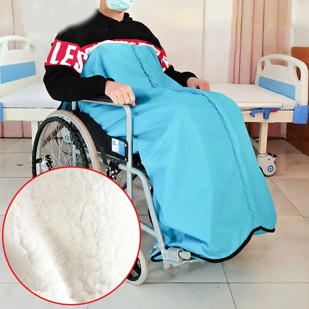 Manta para Silla de Ruedas, Cálida, Anti-frío, Resistente al Viento, Impermeable, Calentador de Piernas y Cintura para Ancianos, Productos de Protección para la Salud