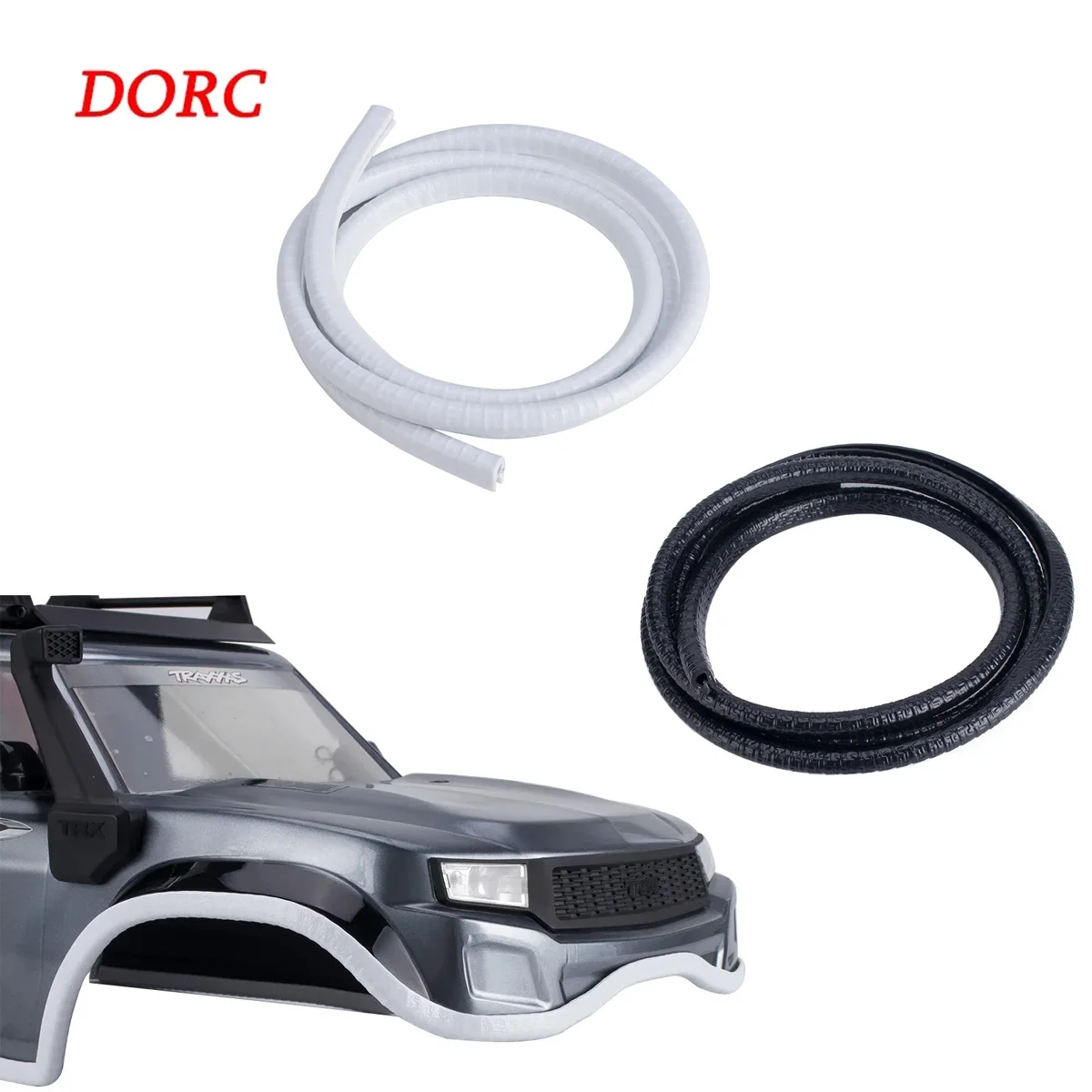 Tira de protección de borde de carcasa de carrocería de coche teledirigido 1/8 1/10, 1,07mm para coche trepador SCX10 TRX4 D90 RC4WD camión de recorrido corto