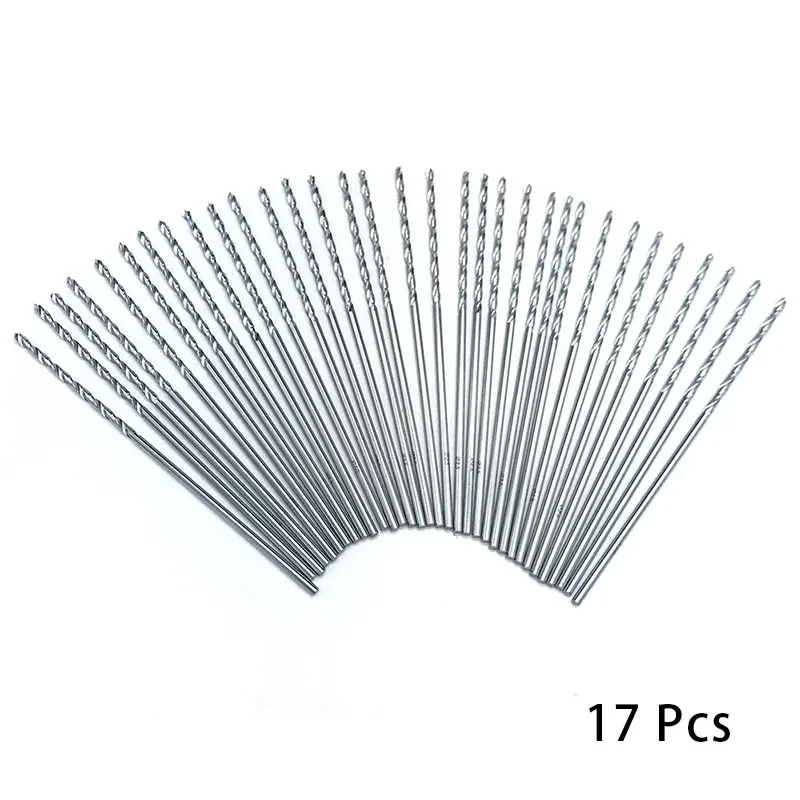 17 unids/set brocas de acero inoxidable herramienta de cirugía ortopédica 0,8mm-4,8mm brocas Autoclavables mascota veterinaria 115mm de largo
