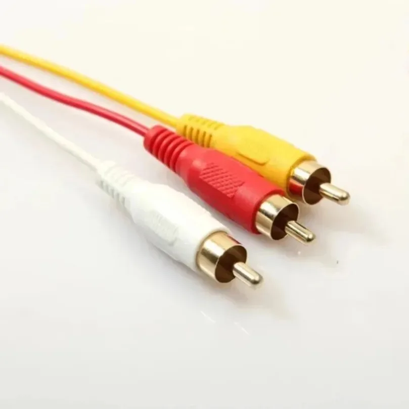Cable HDMI a 3RCA de 1.5M con Cable HDMI 1.4 a AV, Cable de Audio y Video HD para Decodificador