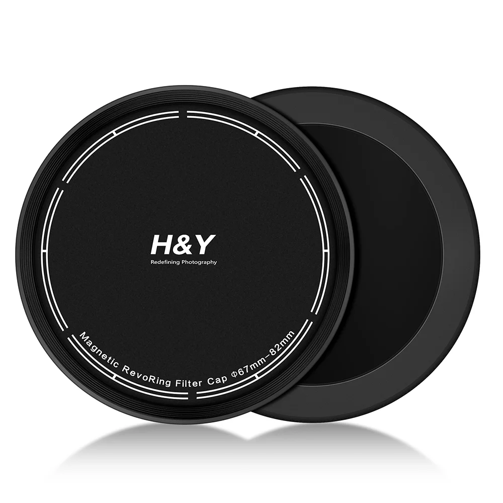 Tapa de filtro de lente de cámara serie H & Y RevoRing, tapa frontal y trasera de aluminio de 67mm, 72mm, 77mm, 82mm, 95mm, solo para filtros RevoRing