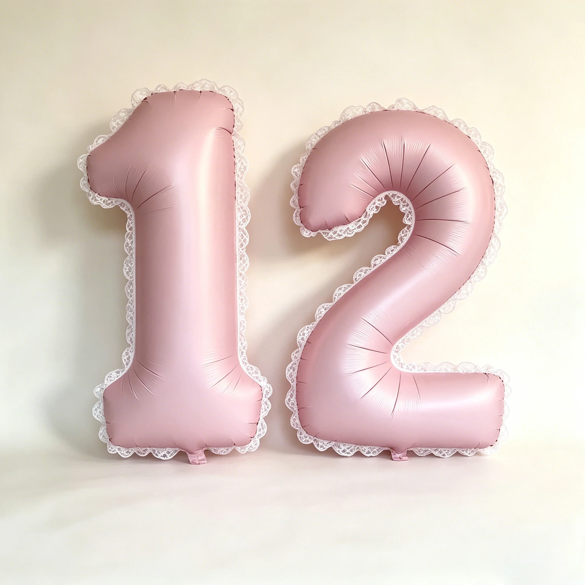 Globos de Número de Aluminio Rosa Mate de 40 Pulgadas, Globos de Aluminio con Borde de Encaje del 0 al 9, con Puntos Adhesivos, Reutilizables, Aptos para Decoraciones de Fiestas de Cumpleaños, Decoraciones Festivas, Decoraciones para Fiestas Hawaianas, Decoración de Habitaciones