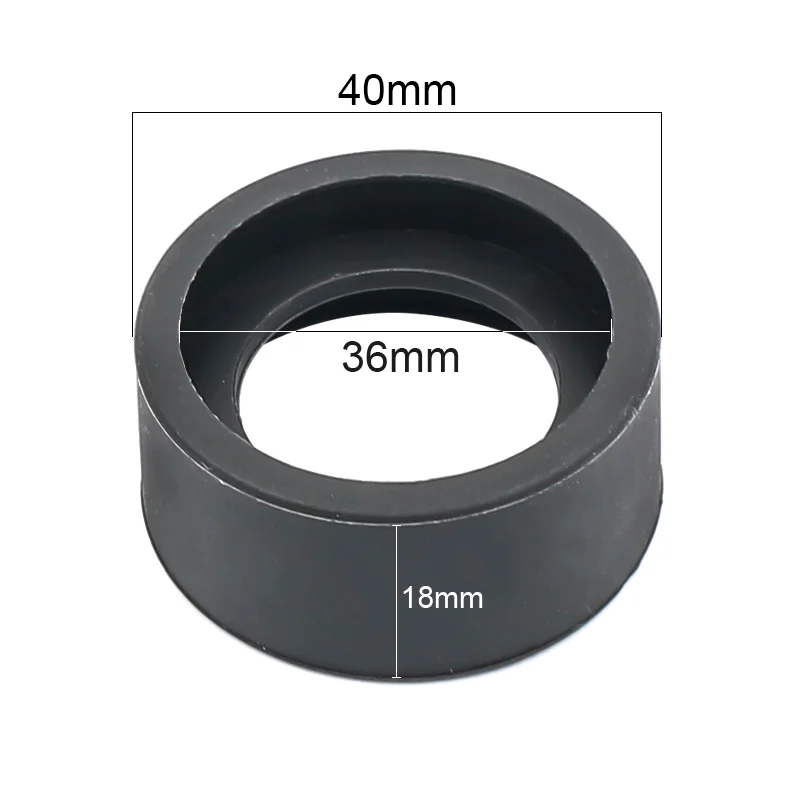 2 protectores de ojos de goma con diámetro interior de 36 mm para lentes de ojo de 34-37 mm para microscopio o telescopio