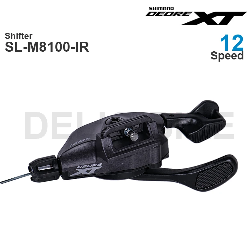 SHIMANO-palanca de cambios DEORE XT SL-M8100-R, 12 velocidades, SL-M8100-IR, piezas originales para bicicleta de montaña