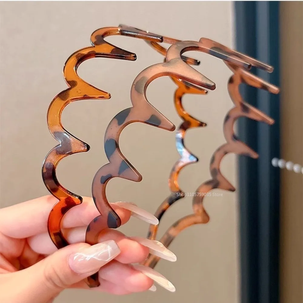 Diadema antideslizante de plástico con forma de U para mujer, con dientes fijos, para peinados con volumen, accesorios coreanos para el cabello