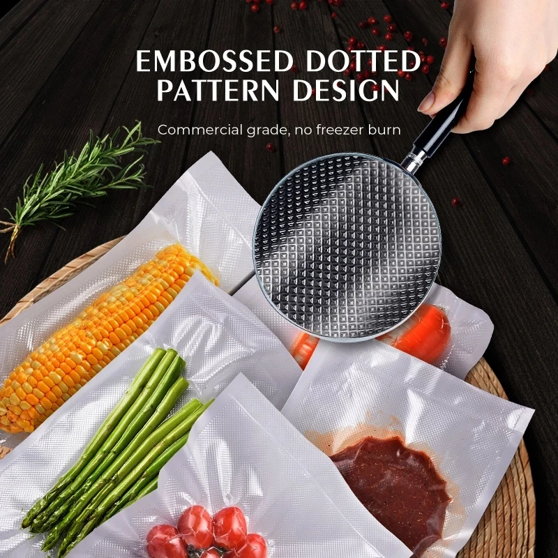 Bolsas para Envasar al Vacío, Bolsas para Alimentos, Bolsas de Almacenamiento para Sous Vide, para Envasado al Vacío en la Cocina, 1500 cm/Rollo