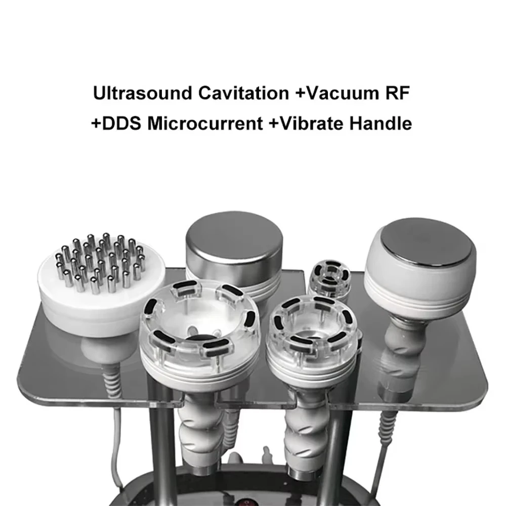 2025 5D 80k cavitación + RF + vacío cuerpo adelgazante quemador de grasa máquina de salud 6 en 1 masajeador de ultrasonido dispositivo de belleza para pérdida de peso