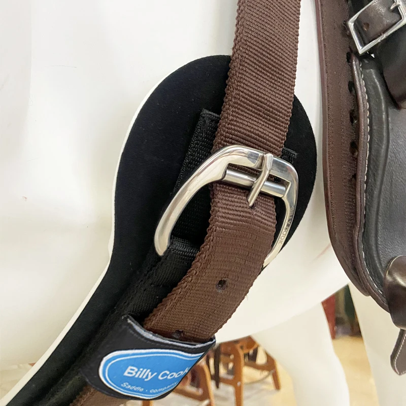 Cinch para Caballo Estilo Western, Desmontable, con Espuma, Resistente al Frío, al Desgaste y al Sudor, con Hebilla de Ajuste Rápido