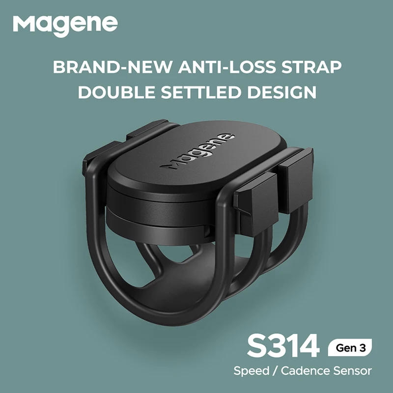 Sensor de cadencia de velocidad Magene, velocímetro de ciclismo de modo Dual S314, ordenador para bicicleta, accesorios para bicicleta de carretera al aire libre, Compatible con Trannin
