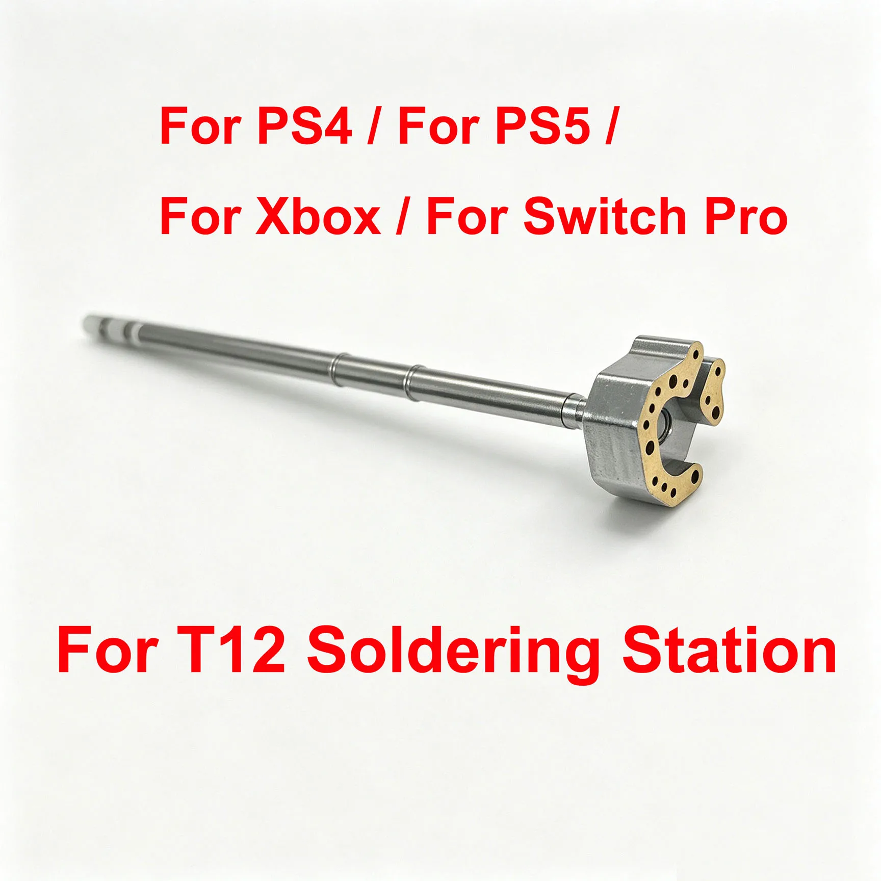 Punta de soldador tipo joystick 936/900M/T12/jbc245, molde de calentamiento para herramientas de desmontaje de joysticks de controles de PS4, PS5, Xbox y Switch Pro