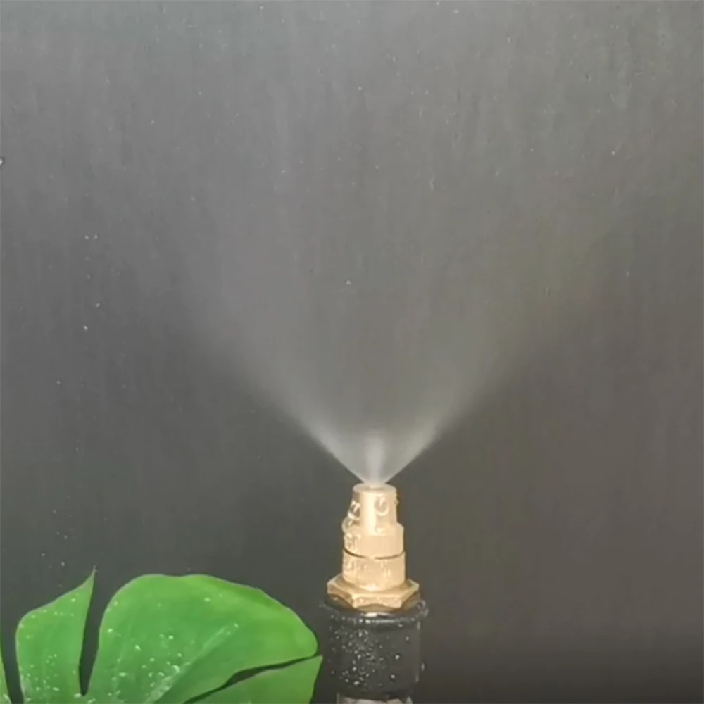 Boquilla de pulverización de latón de 1/2 /3/4, boquilla de pulverización de refracción, rociador de jardín de latón, aspersor de pulverización de pesticidas para riego de jardín de 1/2 pulgadas