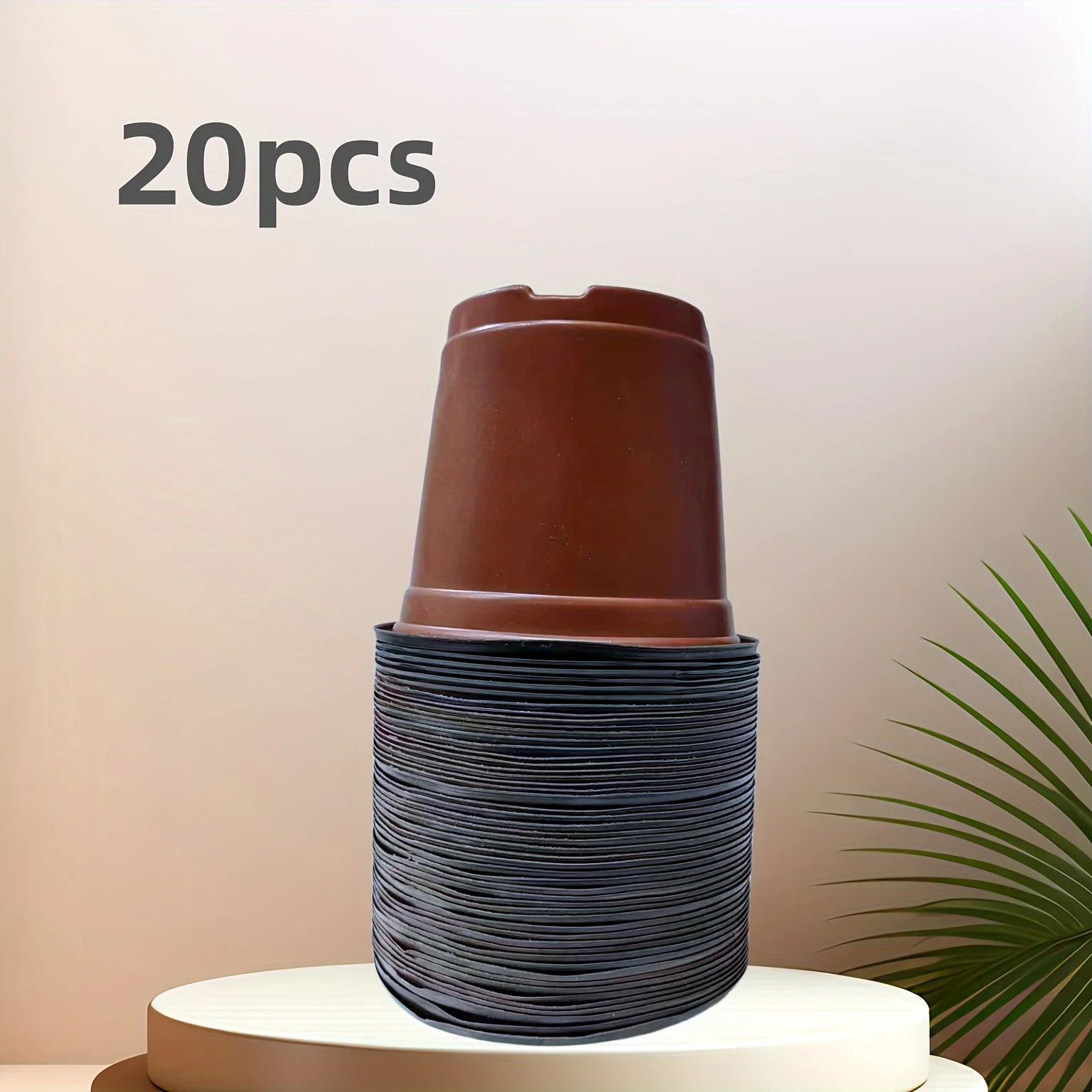 Paquete de 50 macetas para vivero estilo Americana: contenedores versátiles para plántulas interiores/exteriores, duraderos y decorativos