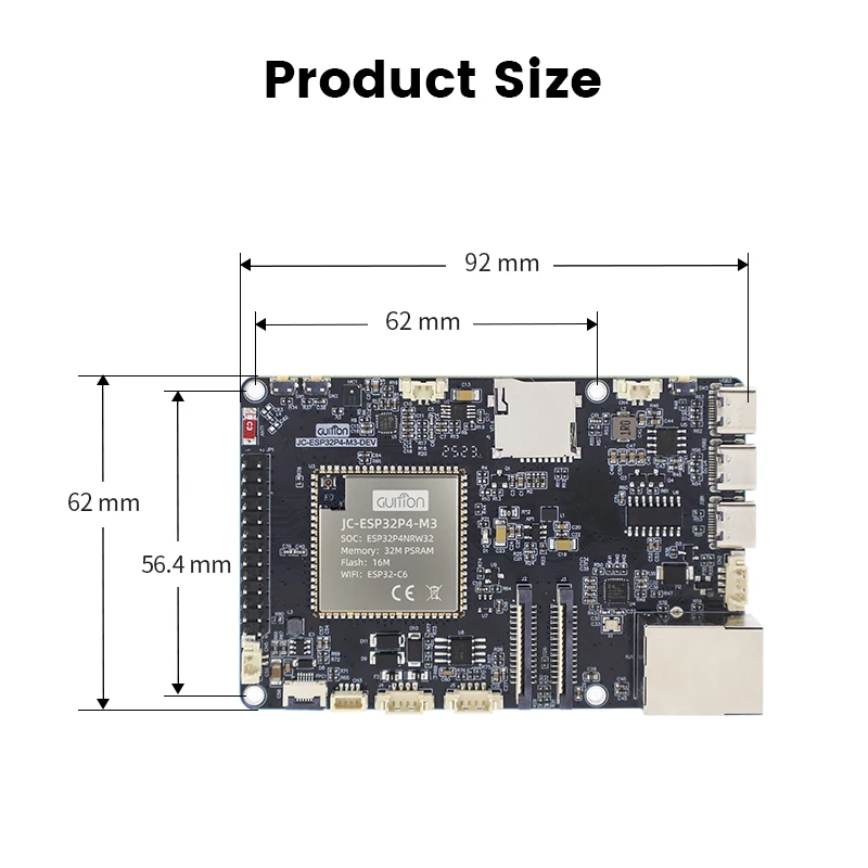 Placa de desarrollo ESP32-P4+ESP32-C6 Placa Xiaozhi |   Placa central IoT de alto rendimiento RISC-V