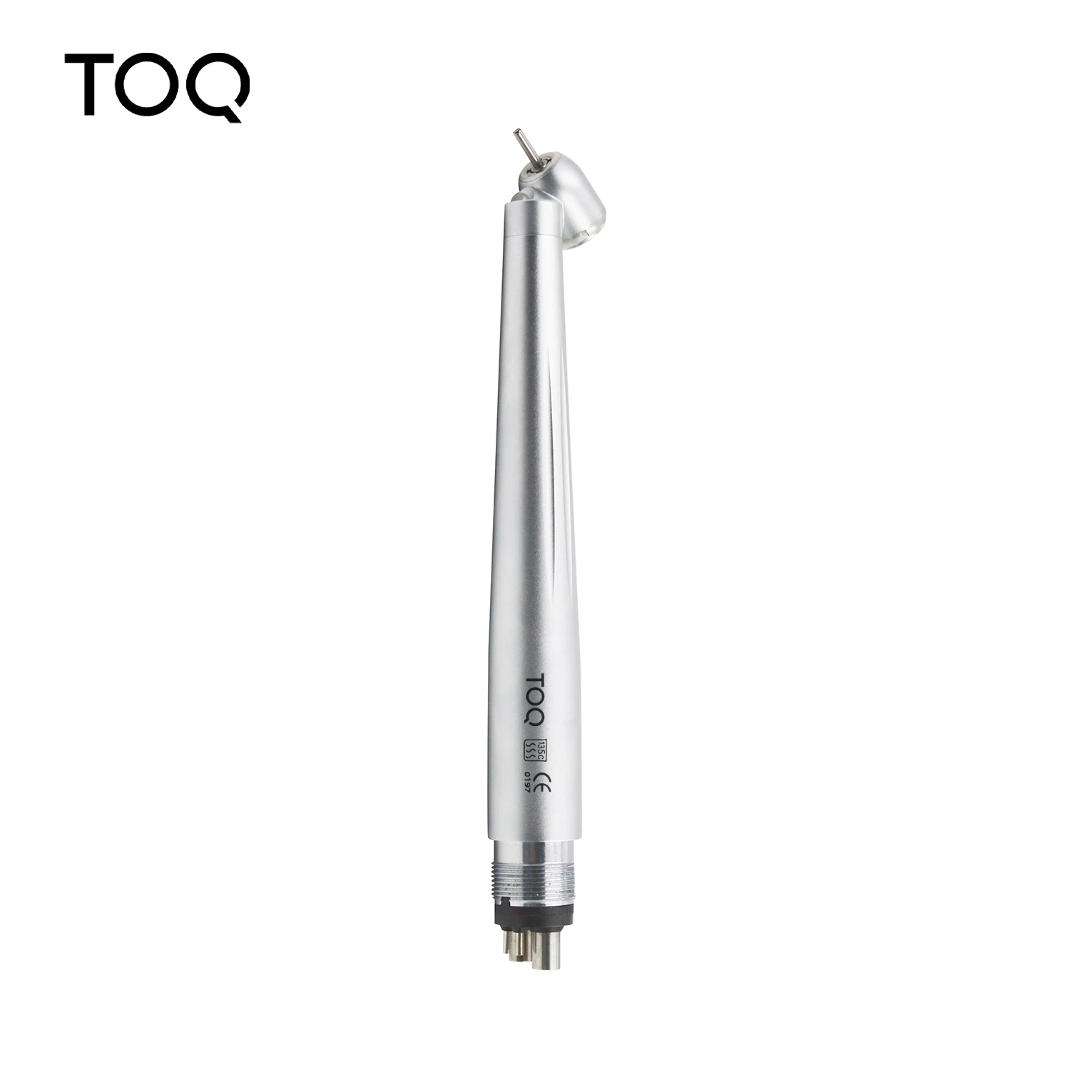 Luz LED de 45 grados para odontología, cabezal estándar de alta velocidad con botón, luz LED de pulverización simple, B2 M4, 2/4 orificios