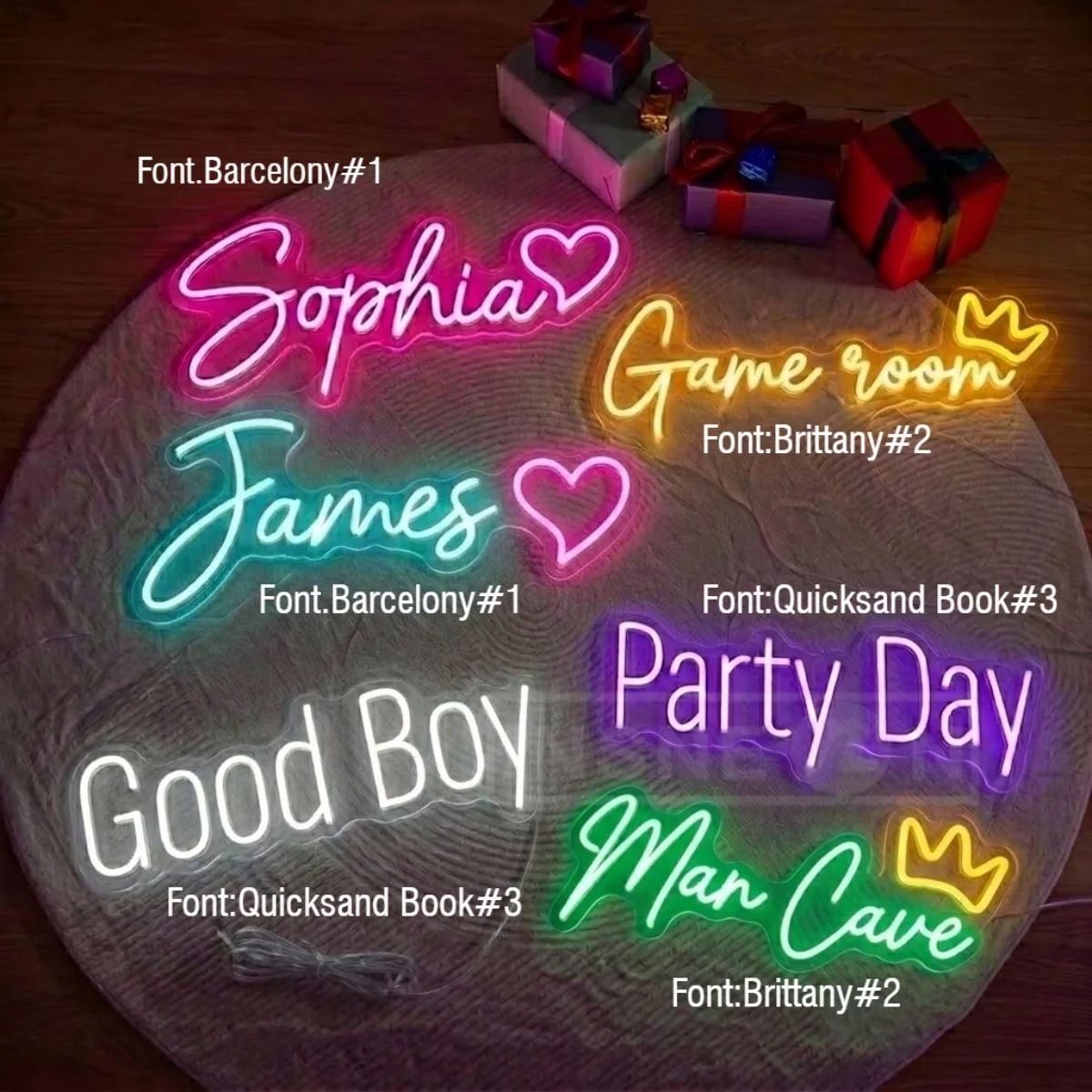 Letrero de neón personalizado, luz Led con nombre para niños, letreros personalizados, regalo para adolescentes, letrero de neón Led para decoración de pared, decoración de dormitorio personalizada
