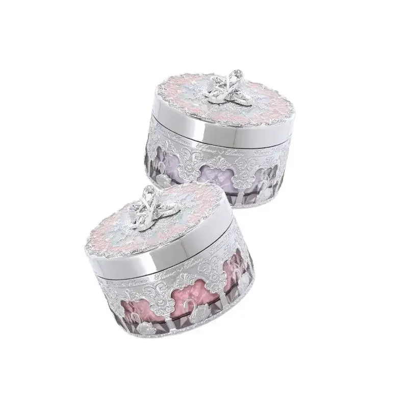 Flower Knows Swan Ballet Knight Unicorn Polvo Fijador Mate para Maquillaje, Control de Grasa, Textura Fina