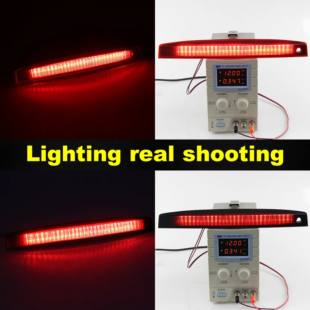 1 tercera tercera luz de freno, lámpara de freno LED para Renault Megane MK II 2003-2008 luz trasera, carcasa roja OEM: 8200175538