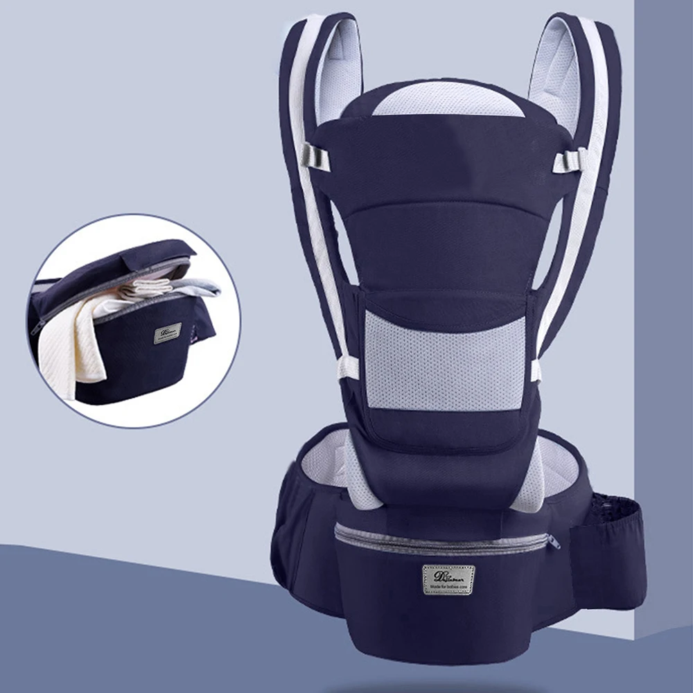 Mochila portabebés ergonómica para recién nacido, portabebés frontal, canguro ergonómico, cabestrillo de viaje