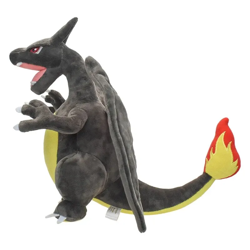 Juguete de peluche Charizard brillante, muñeco de peluche de 9 ", dibujos animados coleccionables para niños y niñas, regalo, gris