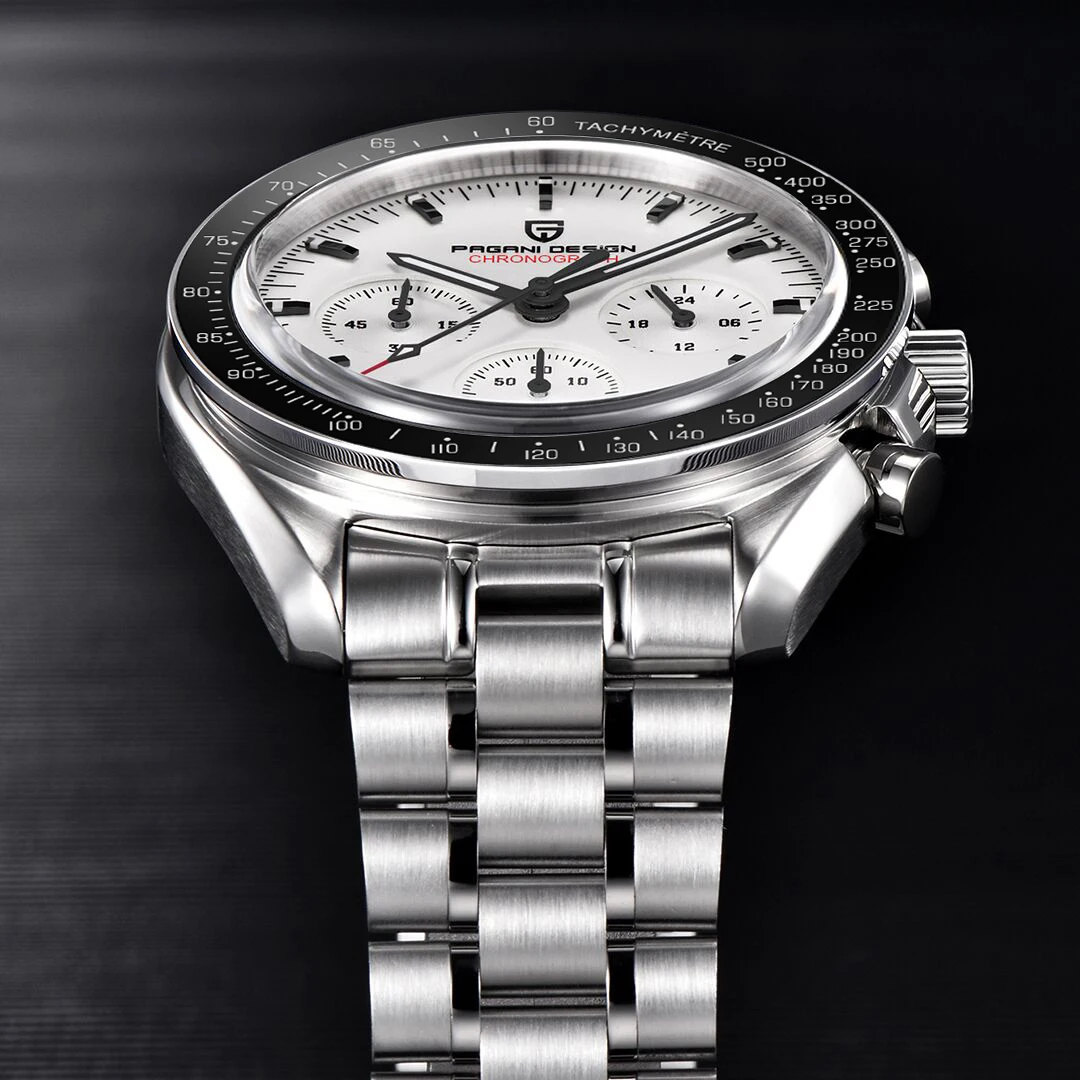 Reloj PAGANI DESIGN 2026 Nuevo V5 PD1701 para Hombre, Reloj de Cuarzo de Lujo, Deportivo, Cronógrafo, Cristal de Zafiro AR, Resistente al Agua 100M