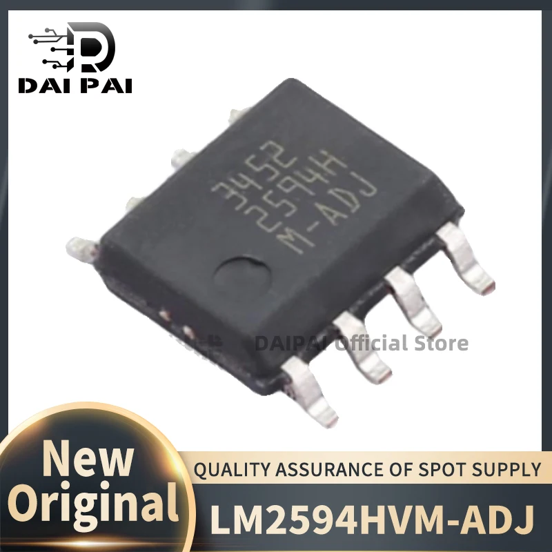 (10 unids/lote) 100% nuevo chipset original LM2594HVM-ADJ LM2594HM-ADJ LM2594HVM-ADJ/NOPB 2594HM-ADJ SOP8