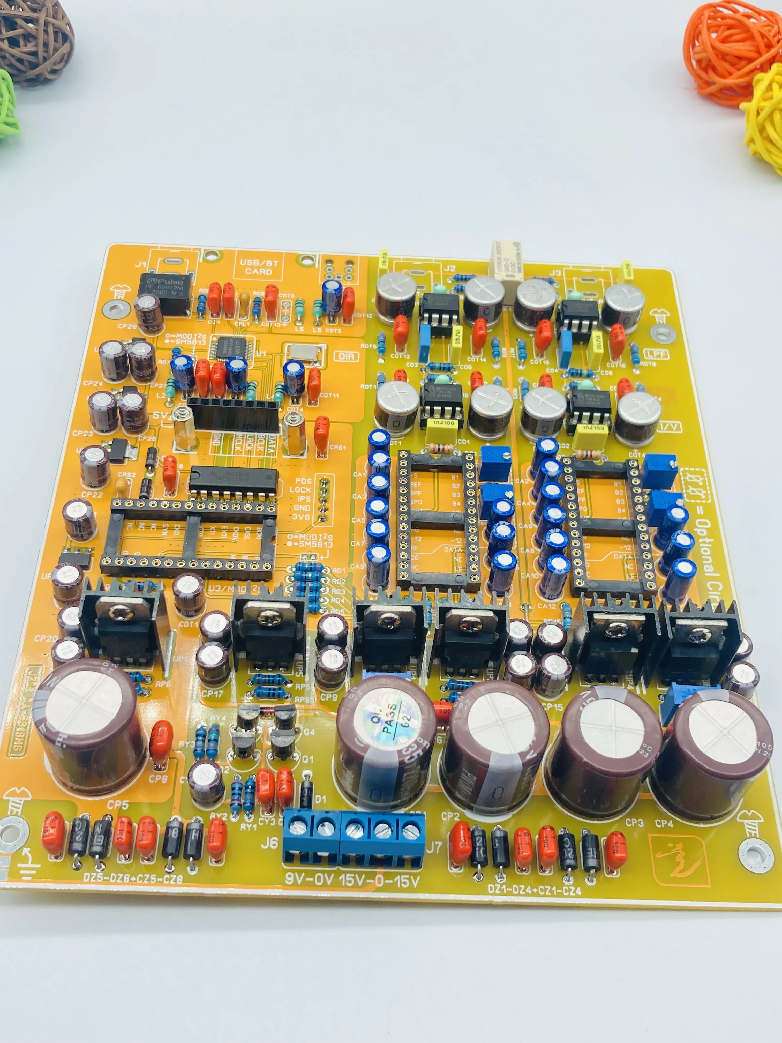 Placa decodificadora PCM58 USB Bluetooth AK4118 fibra Coaxial 192K24bit R2R DAC Chip