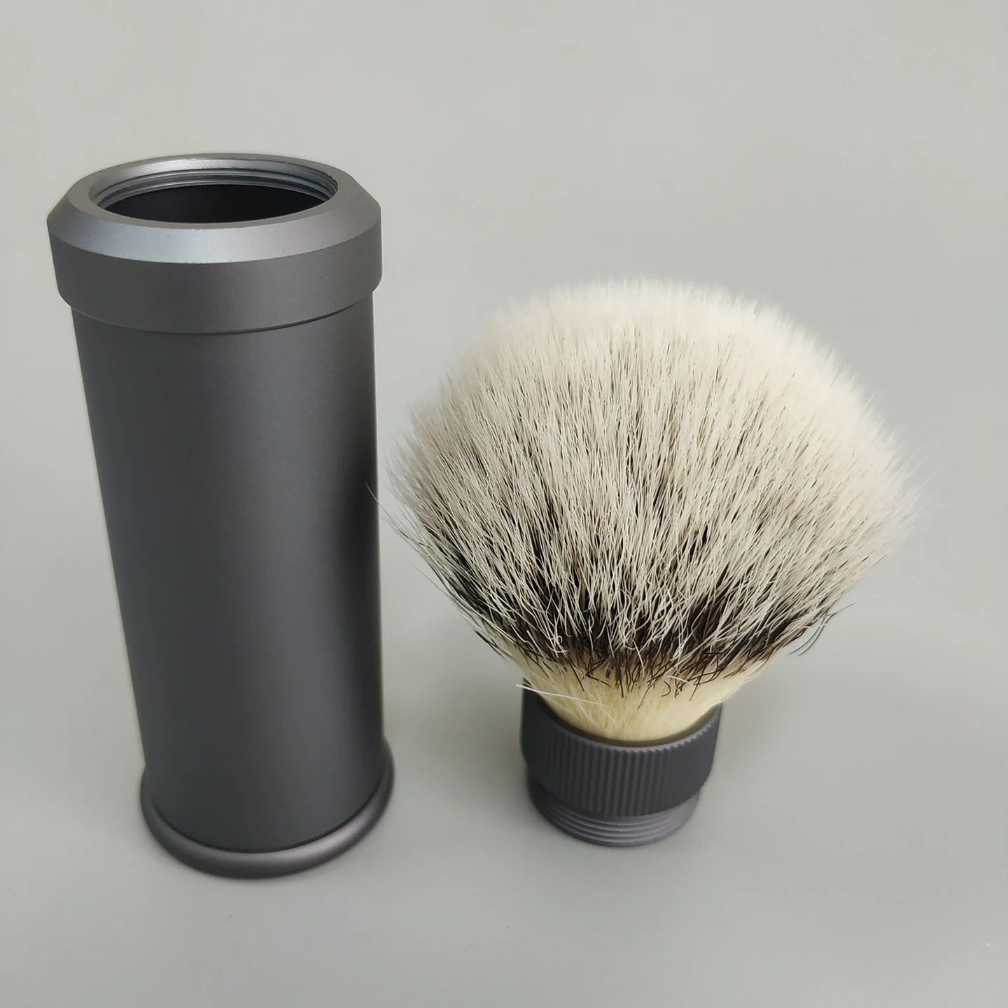 Brocha de Afeitar de Pelo Sintético Dscosmetic Travel CN6 para Hombre, para Afeitado en Húmedo