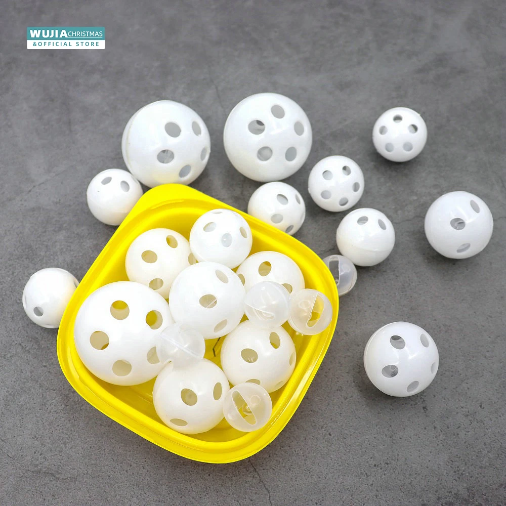 30/50/100 Uds sonajero de plástico bolas de campana chirriador juguetes para bebés DIY sonajero cuentas fabricante de ruido reparación arreglar perro muñeco de peluche suministros para bebés