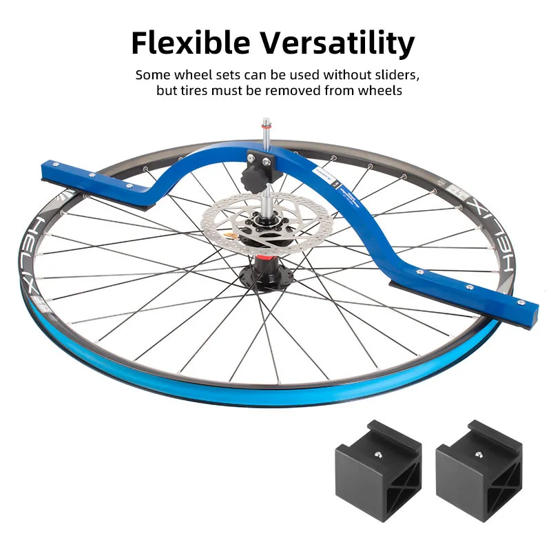 TOOPRE-Herramienta de calibre de alineación de centrado de rueda de bicicleta, herramienta de pesca de plato para juego de ruedas de 12 a 29 pulgadas, herramientas de Reparación de bicicletas