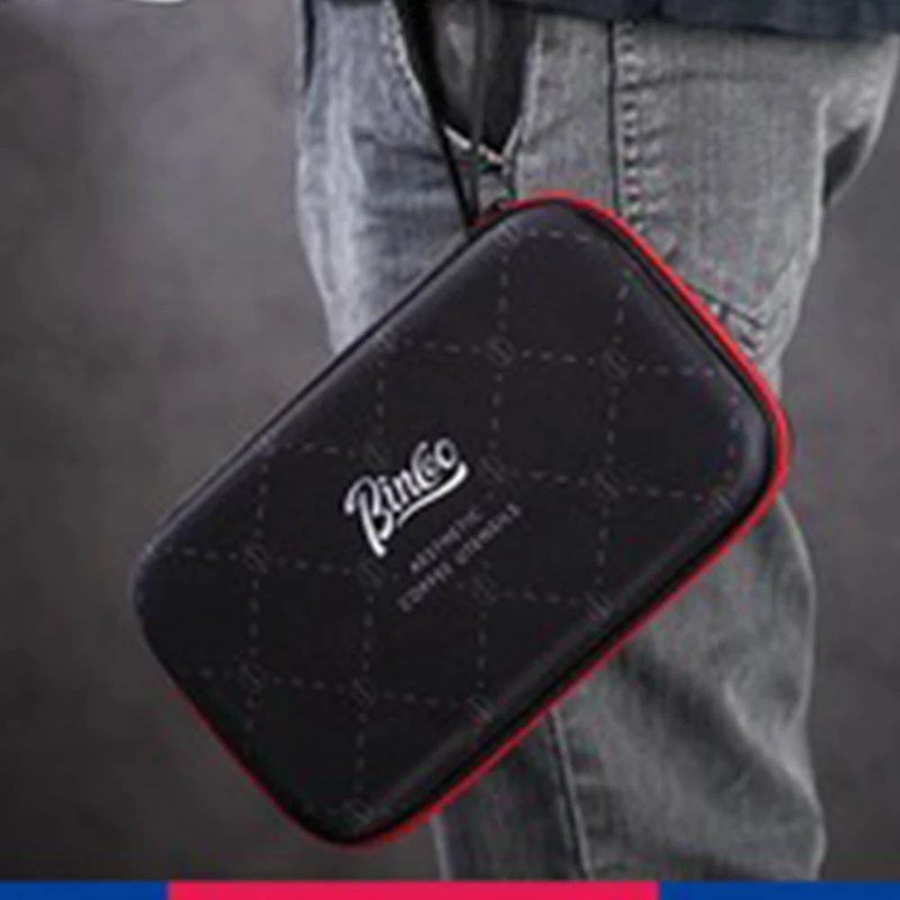 Bolsa de almacenamiento portátil para molinillo de granos, estuche protector para molinillo de café, bolsa portátil para llevar, bolsa de almacenamiento de utensilios de café