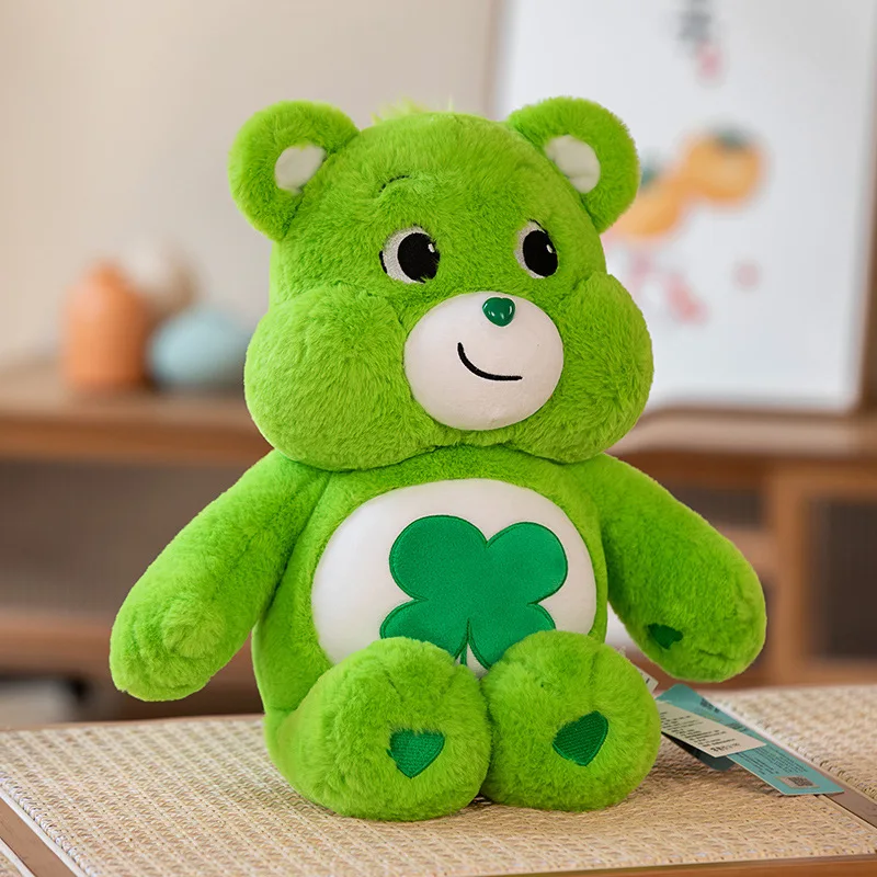 Osos de cuidado, lindo oso arcoíris, juguetes de peluche, oso de dibujos animados encantador, muñecos de peluche suaves, decoración del hogar, almohadas de felpa para dormir