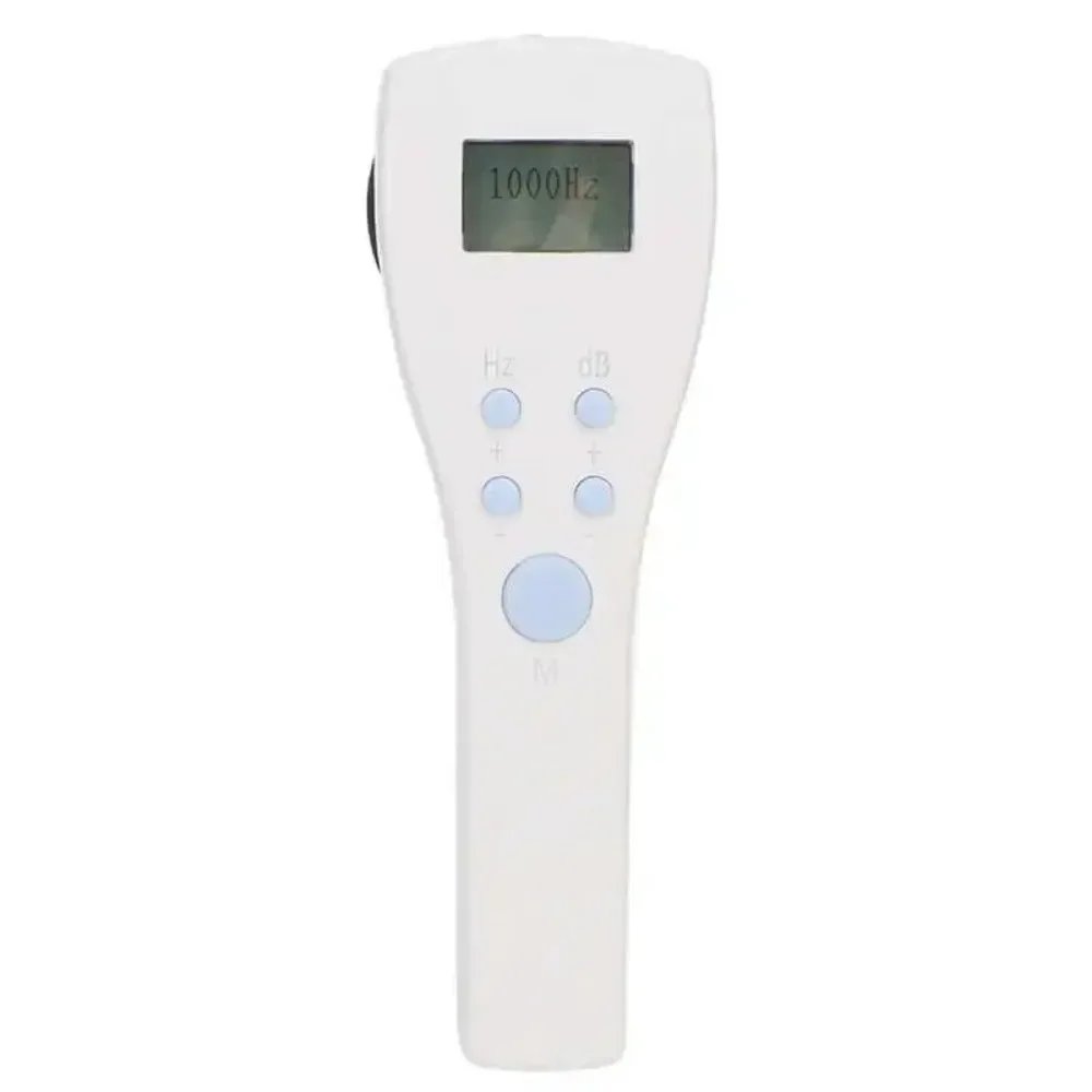 Audiómetro de mano, prueba de adquisición auditiva portátil, máquina S, pantalla LCD legible, control ligero, atenuación auditiva, ancianos y niños