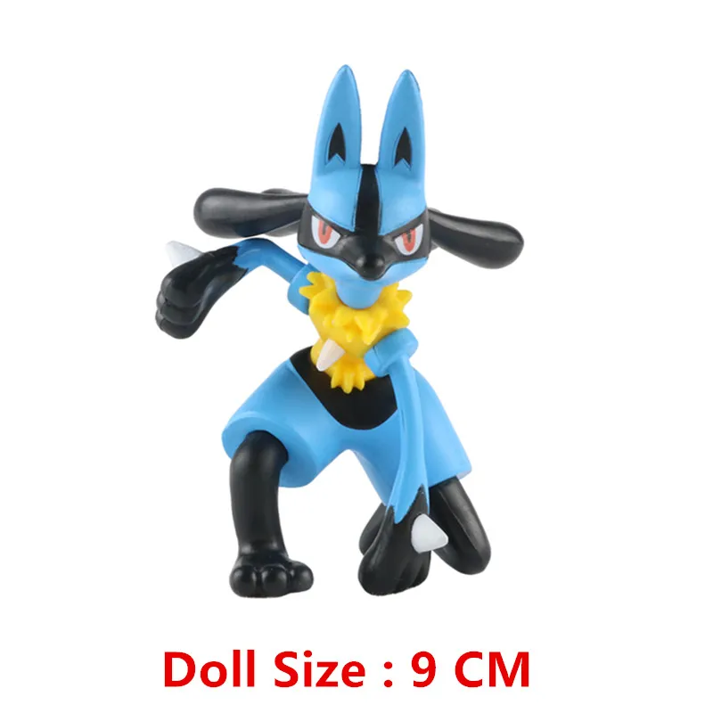 Figuras de Anime de Pokémon, Gengar, Pikachu, Eevee, Greninja, Mewtwo, Figuras de Dibujos Animados de Pocket Monster, Modelo de Juguete de Acción, Regalo, Compra al por Mayor