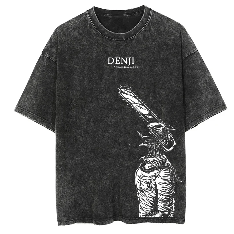 Camisetas gráficas Vintage de algodón con lavado ácido para hombres y mujeres, camiseta informal de verano de gran tamaño, camisetas de manga corta para entrenamiento en gimnasio y Fitness