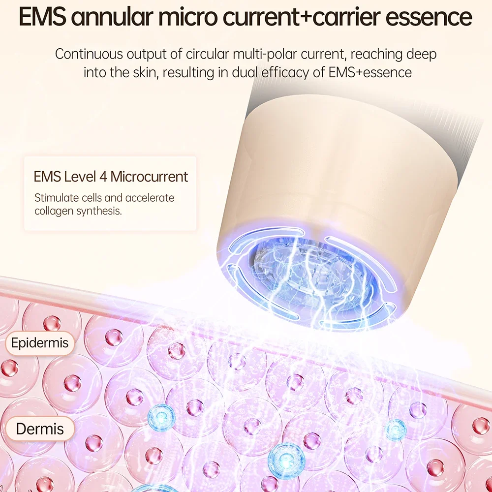 H5 Hydra Pen Derma Microneedle Pen 4-Pole EMS Microcurrent Mesotherapy - Con 30 Agujas Automáticas para Suero de Regalo