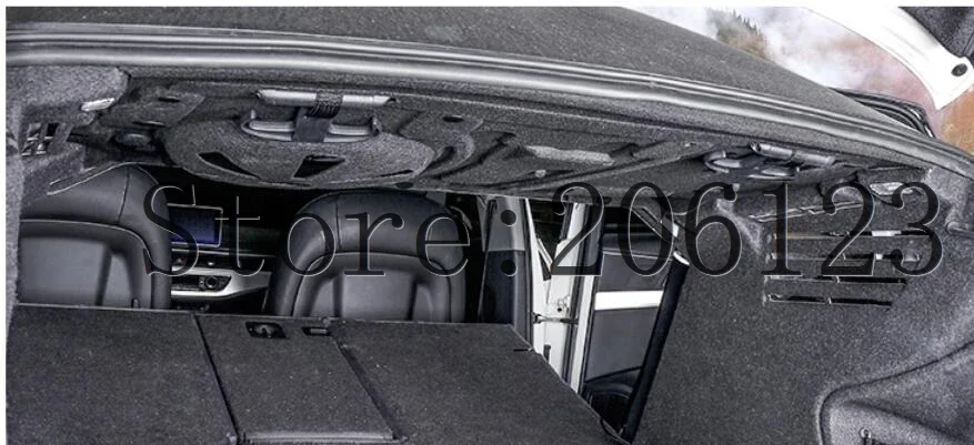2016 2017 2018 2019 2020 2021 para Audi A4 B9 A4L estilo de coche maletero de coche estera de algodón insonorizada pegatina de protección 1 unids/set