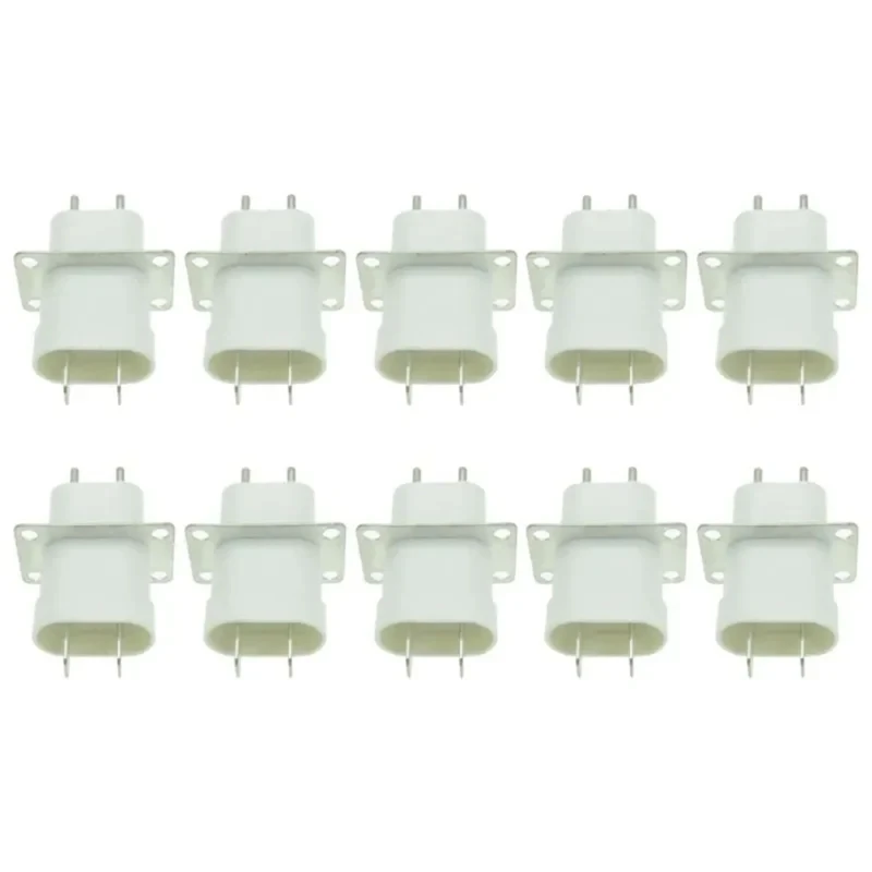 M2EE, paquete 10 piezas repuesto duraderas para horno microondas, enchufes con clavijas, tapones magnetrón para horno