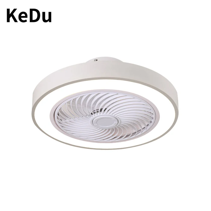 Ventilador de Techo con Luz Integrada, Ventilador de Techo para Dormitorio, Lámpara de Techo para Sala de Estar y Comedor, Moderno, Sencillo y Silencioso