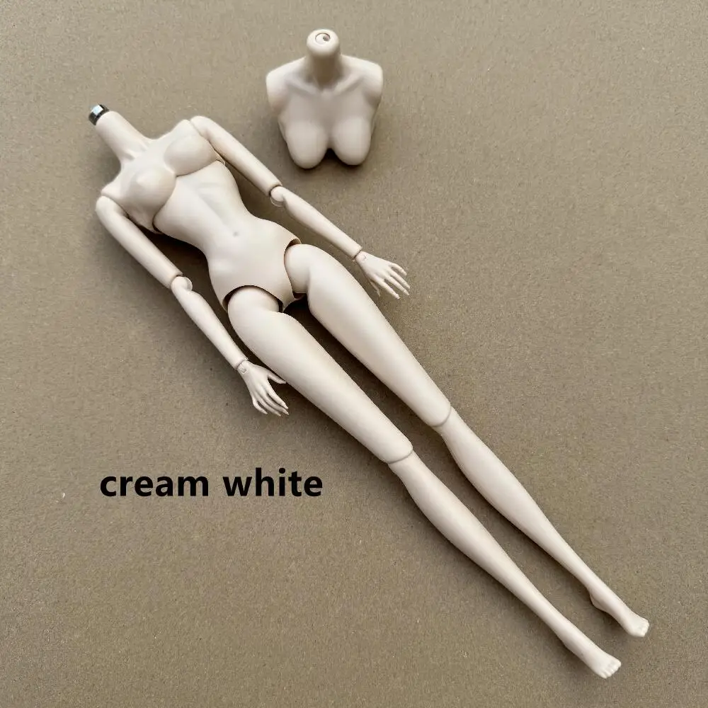 Cuerpo de muñeca LULY original, 18 tonos de piel, nubia, alta calidad, con pecho de repuesto, partes del cuerpo 1/6, extraíbles, para cabeza de muñeca Barbi/IT