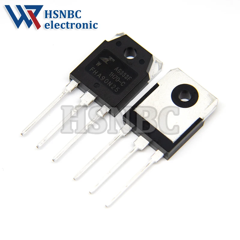 10PCS FHA90N25 90N25 FHA90N25W TO-3P 250V 90A Transistor MOSFET de potencia de canal N 100% nuevo y original