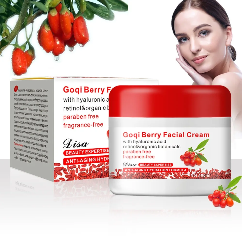 Cremas faciales WolfBerryes, 100ml, esencia de Goji, hidratante, baya de Goqi, cuidado de la piel, matrimonia china, vid, cuidado de espinilleras, cosmético