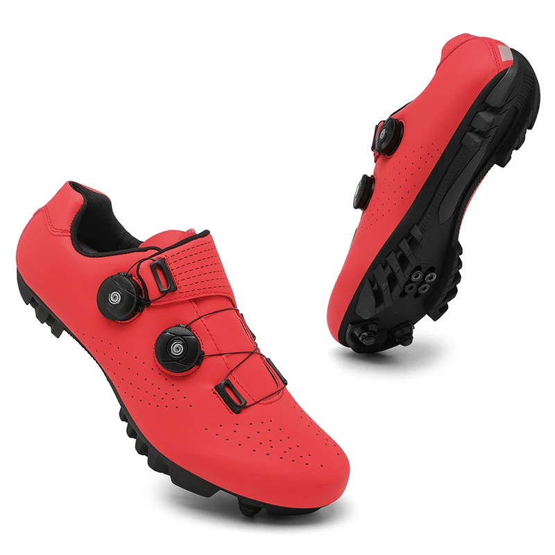 Zapatillas deportivas de ciclismo para hombre y mujer, calzado ligero con autosujeción SPD, para bicicleta de montaña y carretera, Unisex, novedad